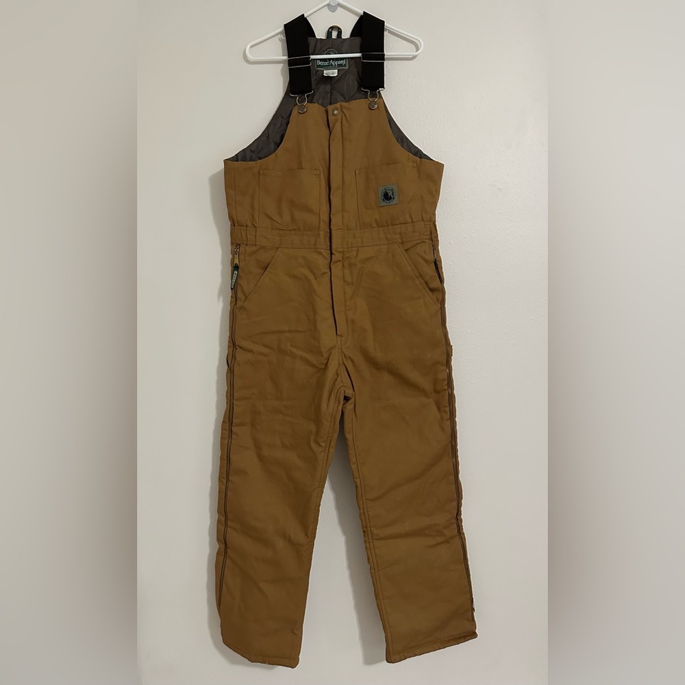 Berne Apparel Insulated Duck Bib Overalls